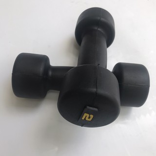 Bộ 2 tạ tay  cao  đen 2kg