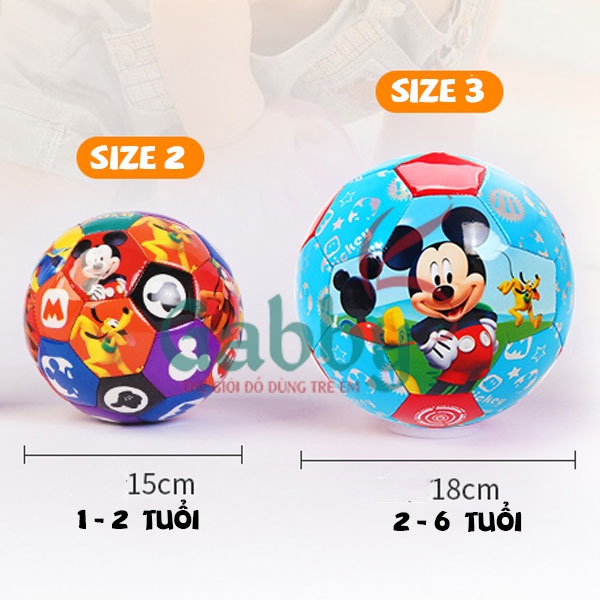 Bóng Đá Trẻ Em Disney Size 2 15cm