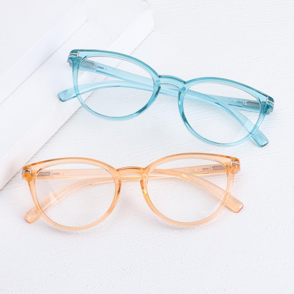 Kính Đọc Sách Gọng Tròn Chống Bức Xạ Phong Cách Vintage Thời Trang