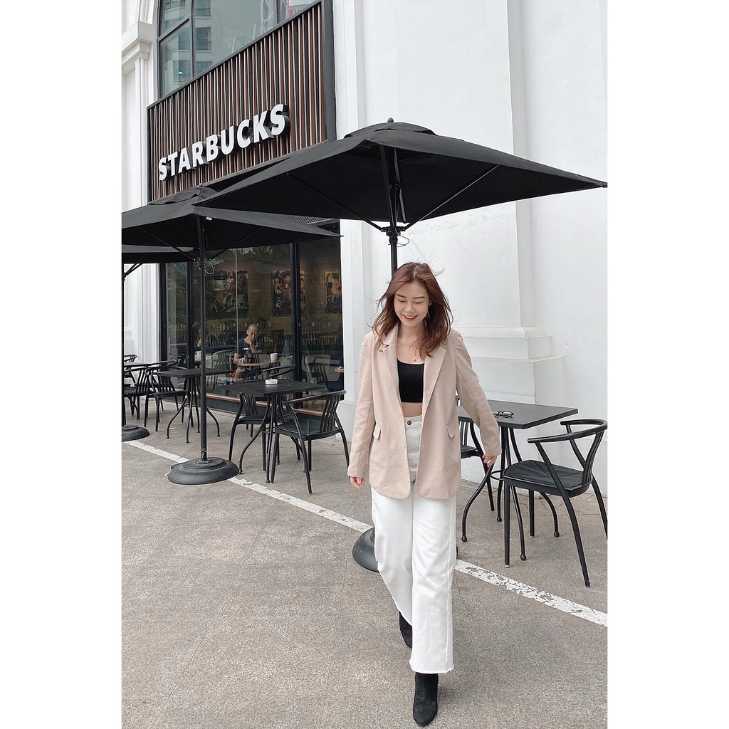 [Mã WASTMINI giảm 10% tối đa 30K đơn 150K] Áo blazer kaki BLAZER TAN | BigBuy360 - bigbuy360.vn