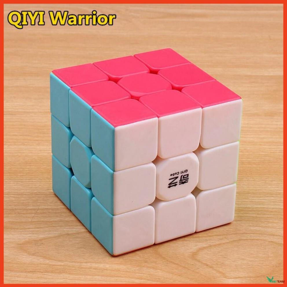 Rubik 3x3 Qiyi Warrior S Stickerless Rubic 3 Tầng Không Viền -dc4642