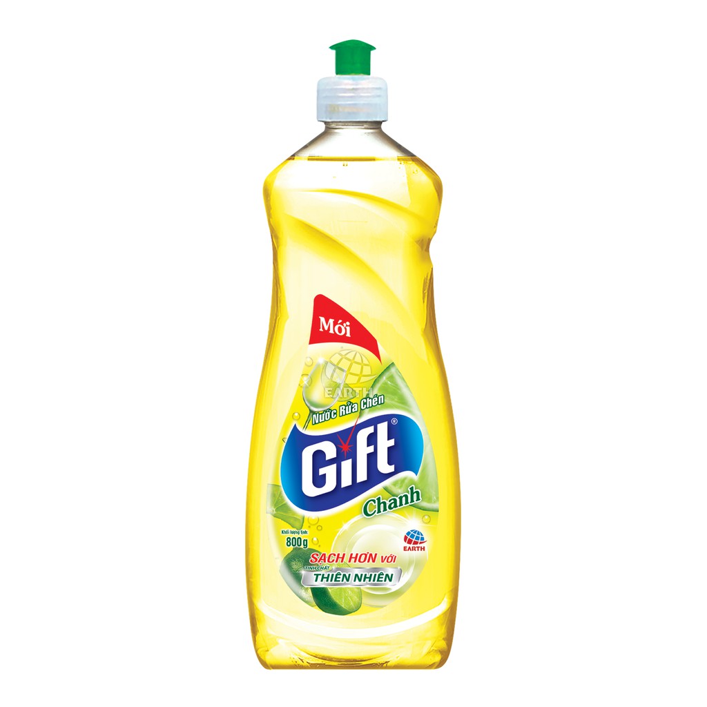 Nước Rửa Chén Gift Hương thiên nhiên Chanh/Trà Chanh 800ml