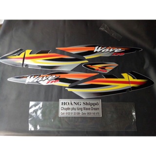 Tem wave 110 móc câu bạc