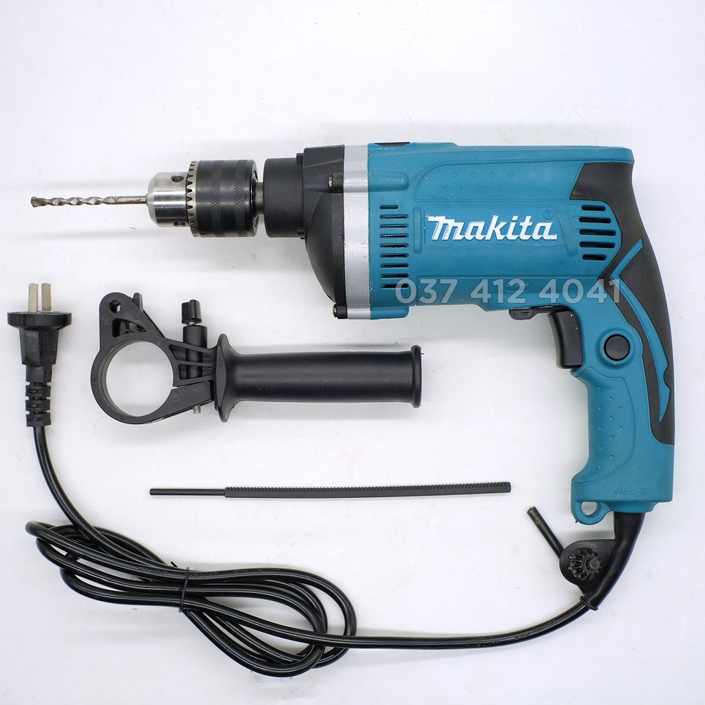 MÁY KHOAN MAKITA HP1630 - TẶNG MŨI KHOAN - MÁY ĐỤC BÊ TÔNG MAKITA HP1630 - BỘ KHOAN BÚA MAKITA 13MM - CÔNG SUẤT 710W