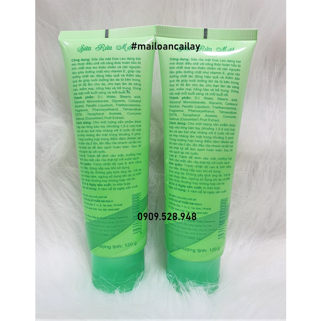Sữa Rửa Mặt Dưa leo DONA 120g