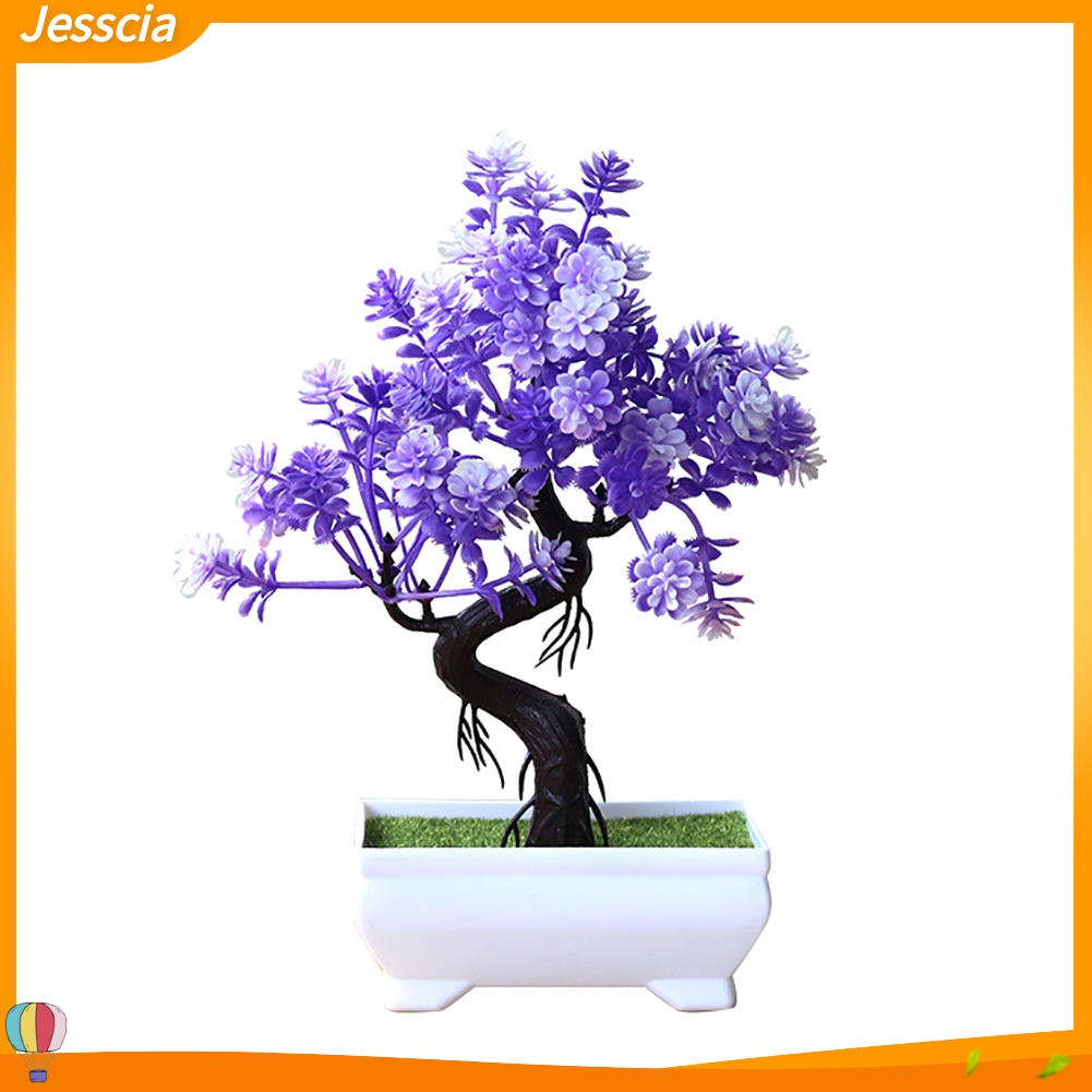 Jessica| Chậu Cây Bonsai Giả Trang Trí Bàn Làm Việc