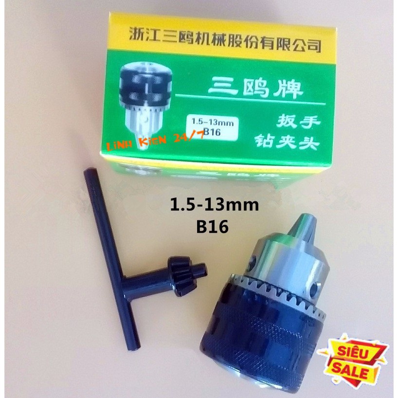 Đầu Kẹp Mũi Khoan B16 Kẹp Mũi Khoan 1.5-13mm