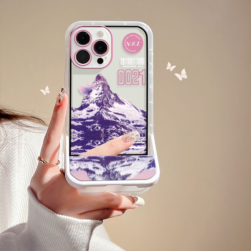 Ốp Điện Thoại Silicon Trong Suốt Chống Sốc Có Giá Đỡ Cho IPhone 11 12 13 Pro Max XS X XR SE 2020 6S 8 7 Plus