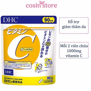 Viên uống DHC bổ sung vitamin C Nhật Bản 180 Viên 90 Ngày Dùng