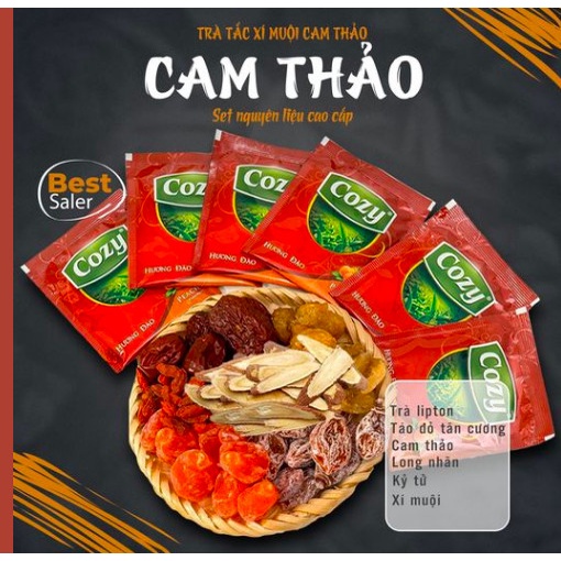 Trà tắc xí muội Bếp Của Mẹ Onici set nguyên liệu trà tắc thảo mộc xí muội thành phẩm 20 ly