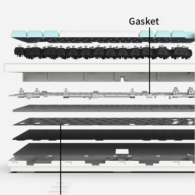 Bàn phím cơ không dây FL-Esport FL750 Hotswap, RGB, bảo hành chính hãng 12 tháng