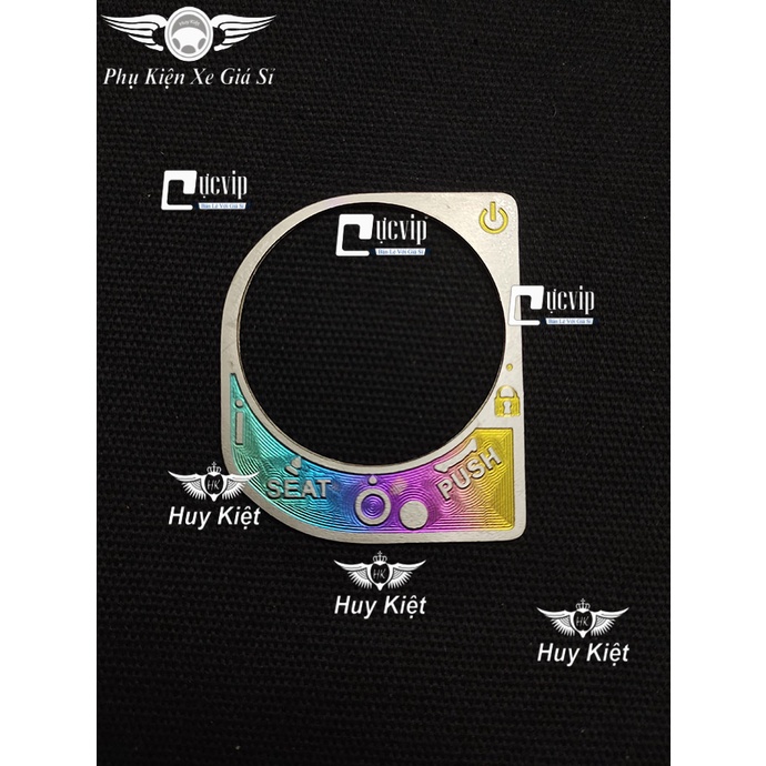 Tem Dán Ổ Khóa Smartkey Titan Điện Phân Gắn Xe SH 350i, SH Mode 2018 - 2022, SH 2020 - 2023 MS4354
