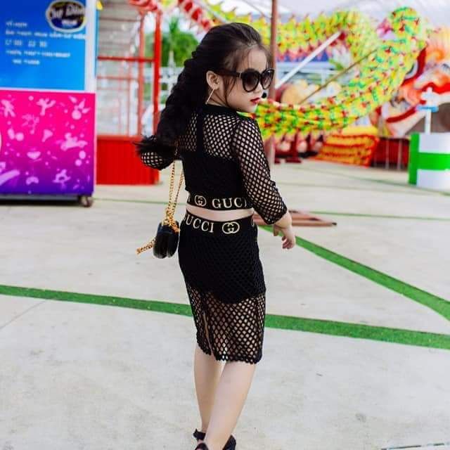 Set đầm lưới.nhu quynh 165