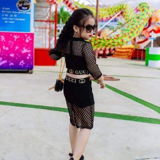 Set đầm lưới.nhu quynh 165