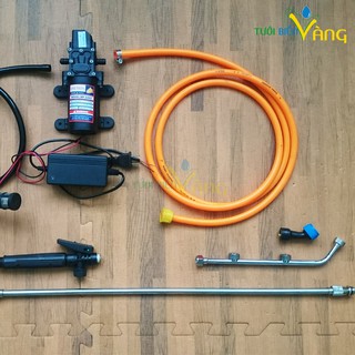 cần phun thuốc, tưới cây 1.5m kèm bơm và nguồn