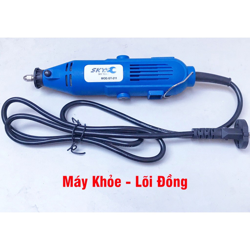 Bộ Máy Khoan Mài Cắt Khắc Cầm Tay Đa Năng SKY 360W Tặng 100 chi tiết phụ kiện chính hãng