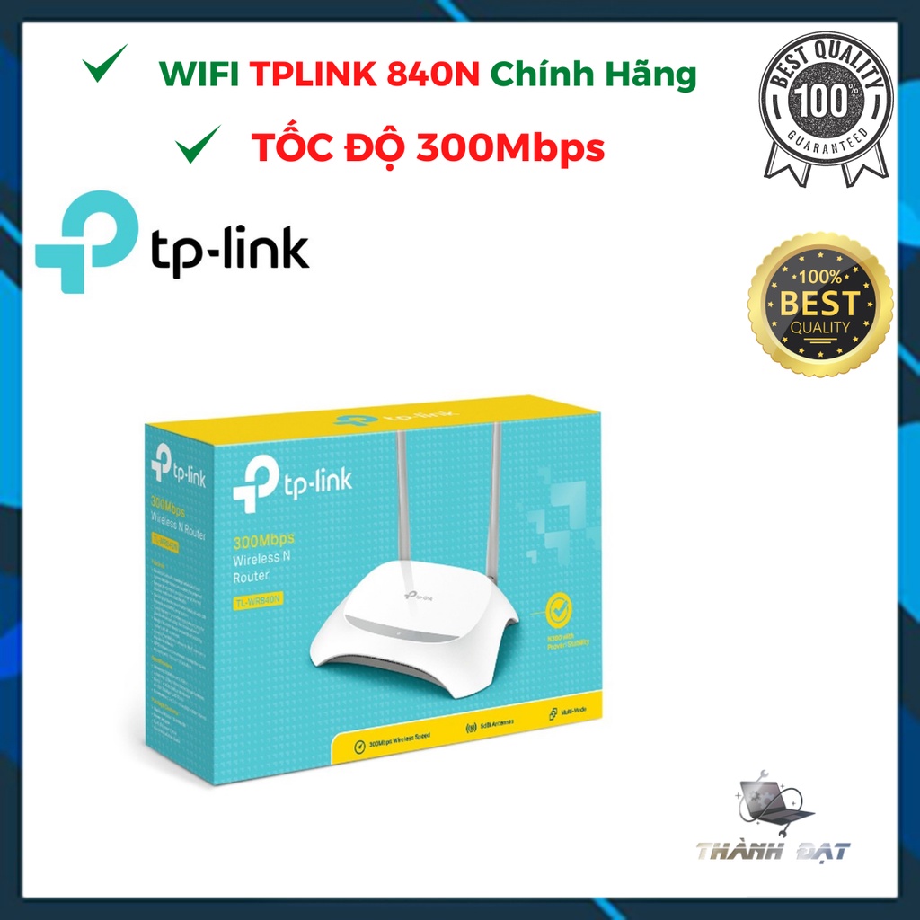 WIFI,WIFI TP-LINK,  Bộ phát sóng Wifi TP-Link 840 Hàng Chính Hãng