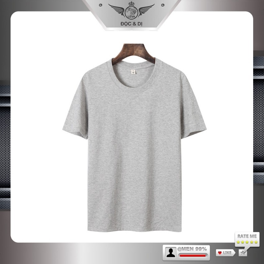Áo thun nam tay ngắn cổ tròn form Bassic LEVAMEN chất liệu cotton 100% dày dặn co giãn 4 chiều trẻ đẹp AT003 | BigBuy360 - bigbuy360.vn