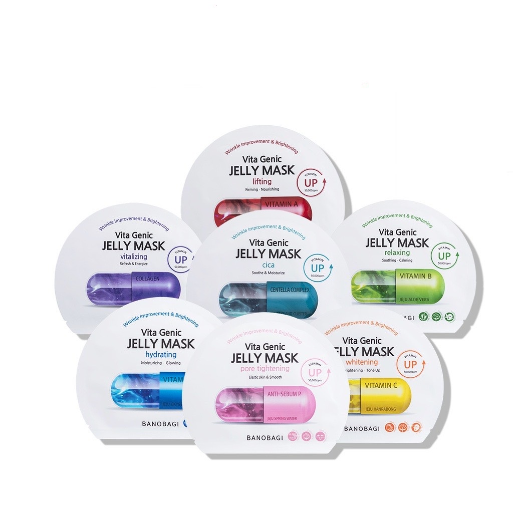 Mặt nạ BANOBAGI Vita Genic Jelly Mask giúp dưỡng da và bổ sung vitamin 30ml