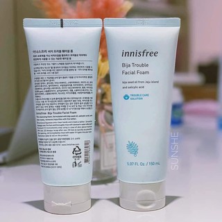 Sữa rửa mặt innisfree bija trouble facial foam