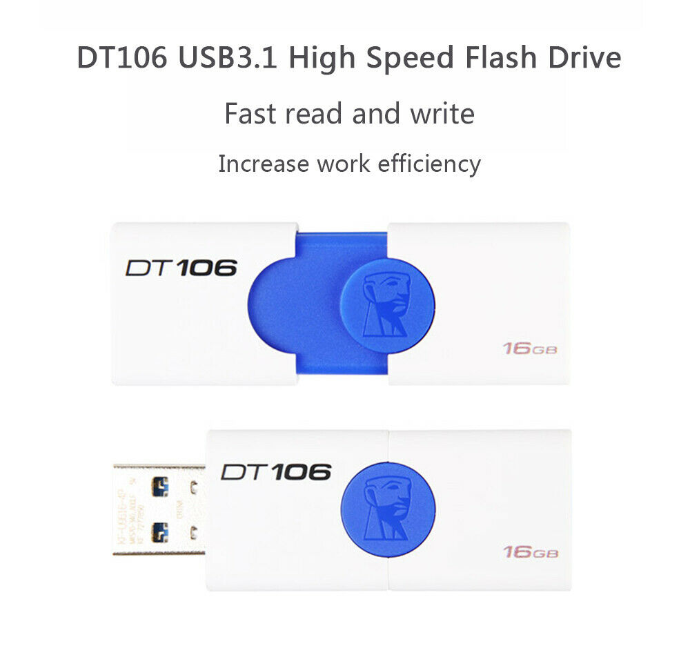 Usb Kingston Dt106 16gb 32gb 64gb 128gb