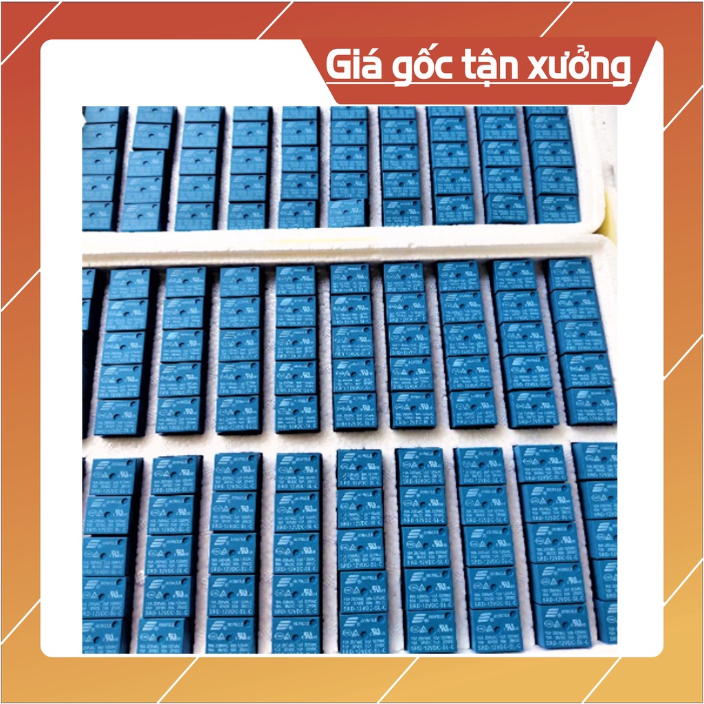 Relay 5 Chân 5V10A - 12V10A - 24V10A Chất Lượng