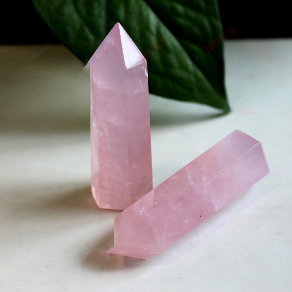 Trụ Đá Thanh Tẩy Rose Quartz DA21-x-14