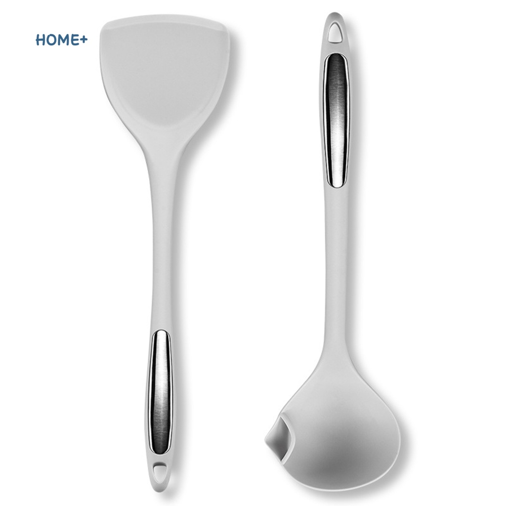 Bộ Dụng Cụ Nấu Ăn Bằng Silicone Cán Dài Tiện Dụng Cho Nhà Bếp