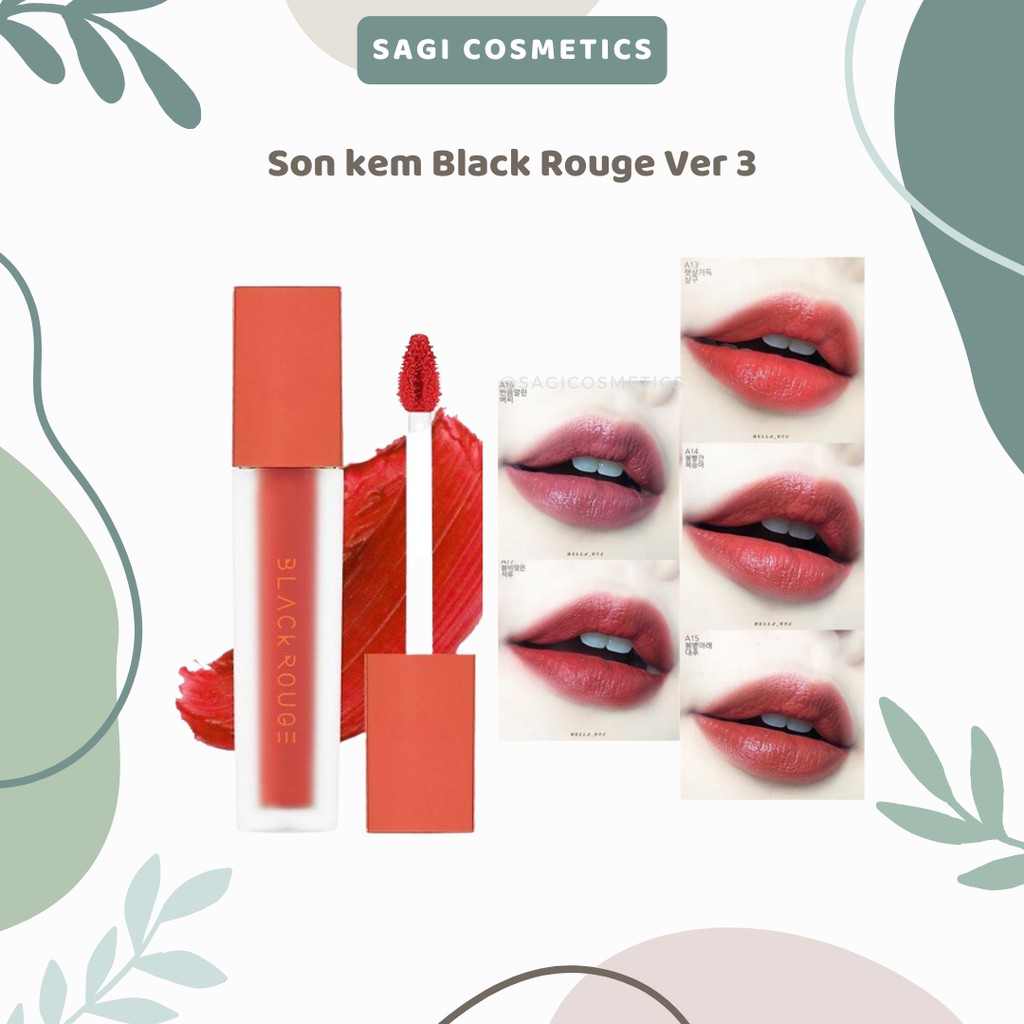 Son Kem Black Rouge Airfit Velvet Ver 3