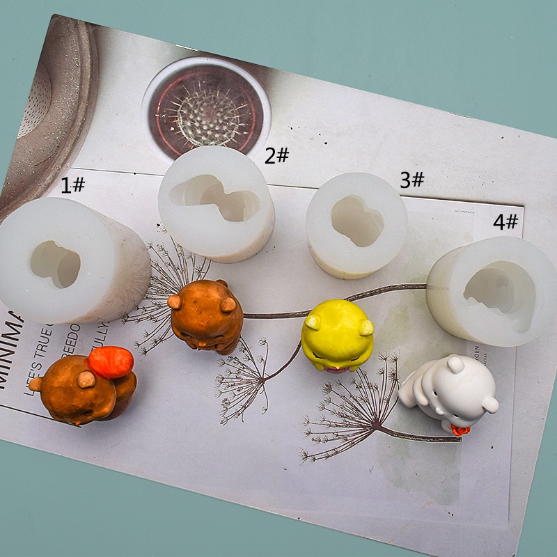 Khuôn Silicone Làm Bánh Hình Gấu Đáng Yêu