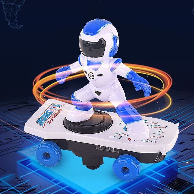 [Xả kho thu hồi vốn]ĐỒ CHƠI ROBOT LƯỚT VÁN ÂM THANH ĐÈN