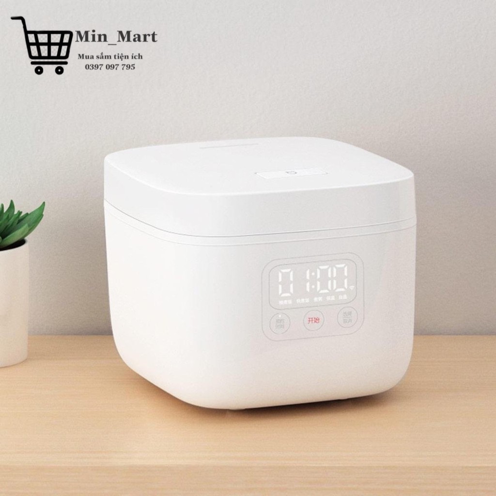 Nồi Cơm Điện Xiaomi Mini 1,6L Cao Cấp, Nồi Điện Tử Kết Nối Điện Thoại, Lòng Nồi Chống Dính,Có Cài Đặt Hẹn Giờ