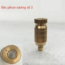 Đầu béc phun sương đồng làm mát quán cafe - sân vườn - ngoài trời