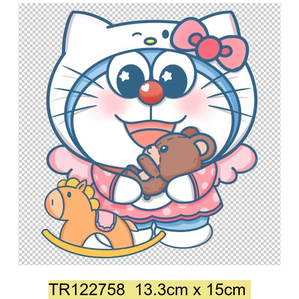 Doraemon Miếng Dán Ủi Quần Áo Hình Doremon Dễ Thương