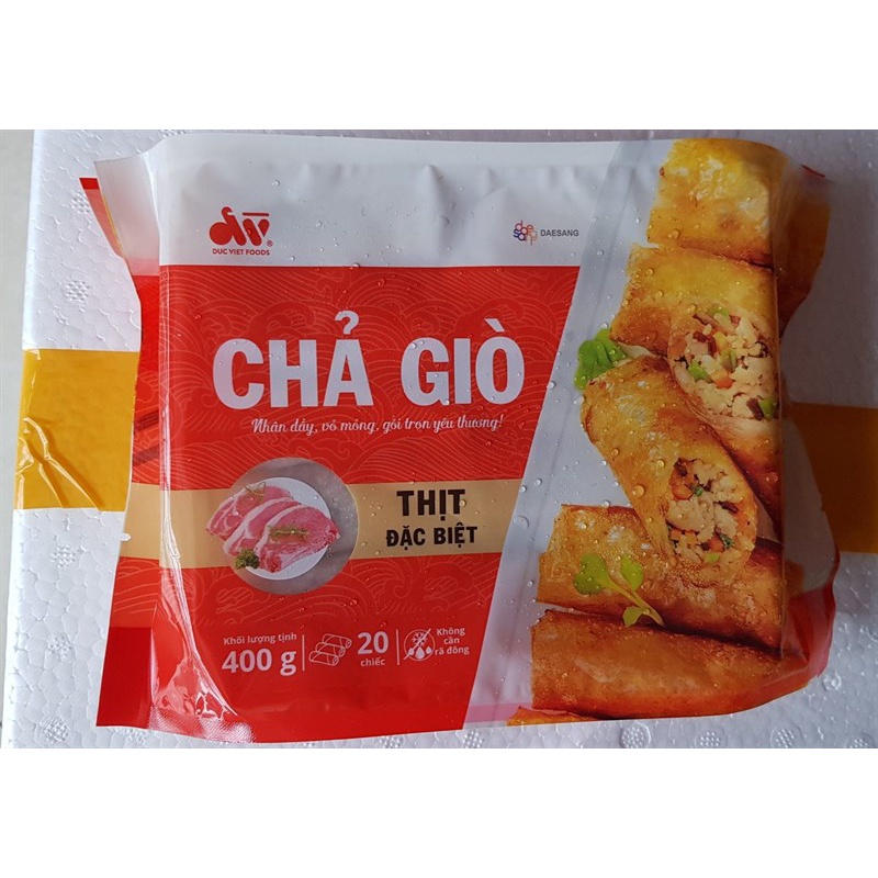 Chả giò thịt đặc biệt Đức Việt gói 400g