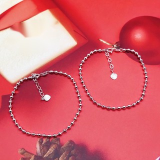 Lắc tay nữ bi bạc s925 Cao Cấp  Bạc ý sáng sang trọng không đen