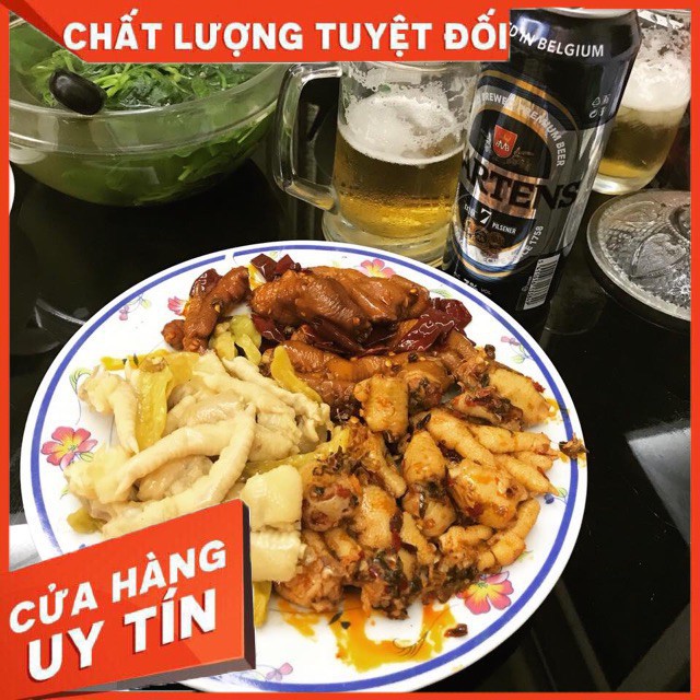 Chân gà cay YuYu 180g ngâm ớt xanh đồ ăn vặt Sài Gòn vừa ngon vừa rẻ | Dacheng Food | BigBuy360 - bigbuy360.vn