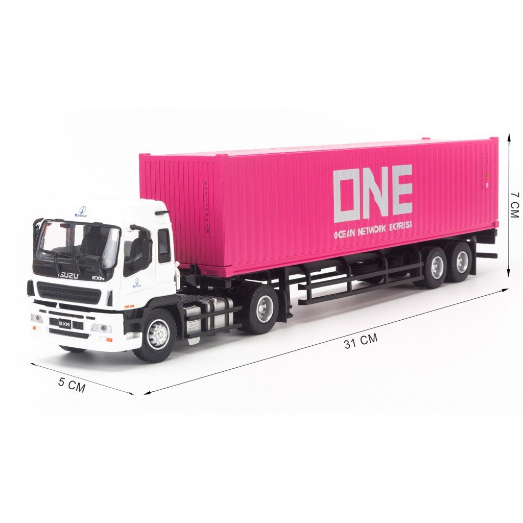 Mô hình xe Container tỷ lệ 1:32, 1:50 thuộc hãng Welly, Dealer, KDW, Shenghui