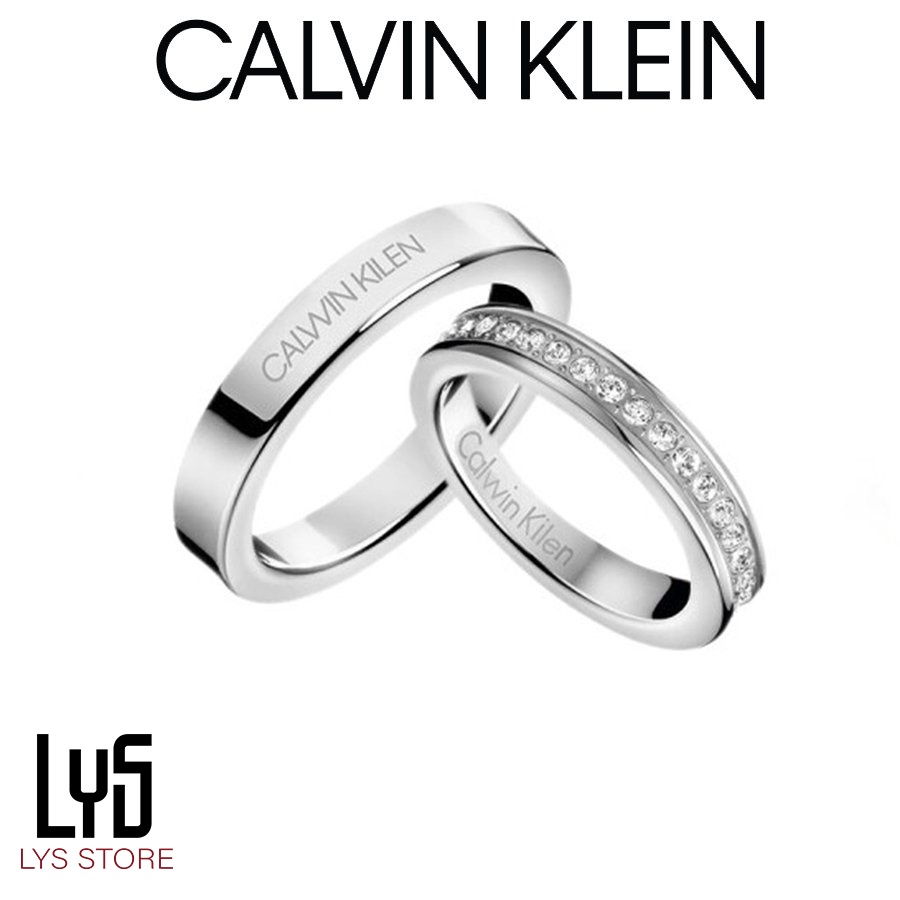 Nhẫn cặp đôi Calvin Klein Hook Ring - Nhẫn CK Authentic, thẻ tag, bill check Code