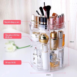 Kệ Mỹ Phẩm Xoay 360 Cao Cấp