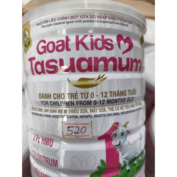 SỮA DÊ TASUAMUM GOAT KIDS 0-12/900G