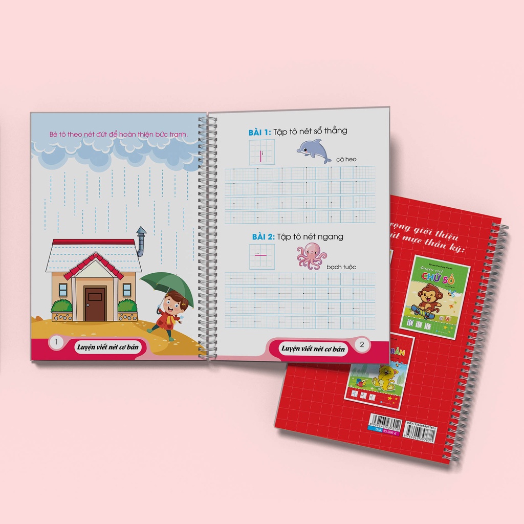 Sách - Sách 3 cuốn Luyện viết thần kỳ, mực tự biến mất - tặng kèm bút
