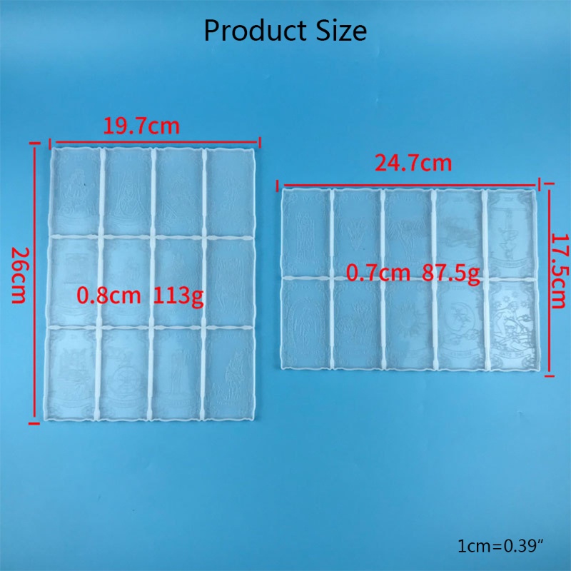 Khuôn Silicone Làm Thẻ Trò Chơi Giải Trí DIY