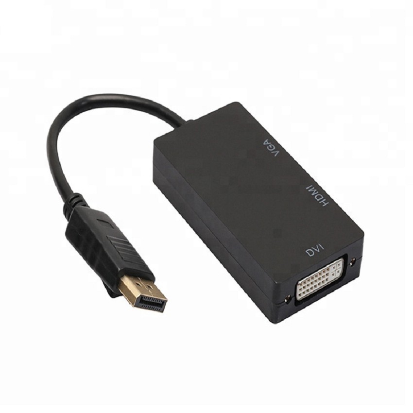 Cáp Displayport to HDMI + VGA + DVI