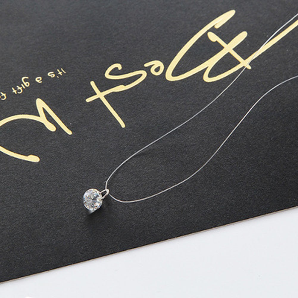 Dây Chuyền Mặt Đá Zircon Thanh Lịch Cho Nữ