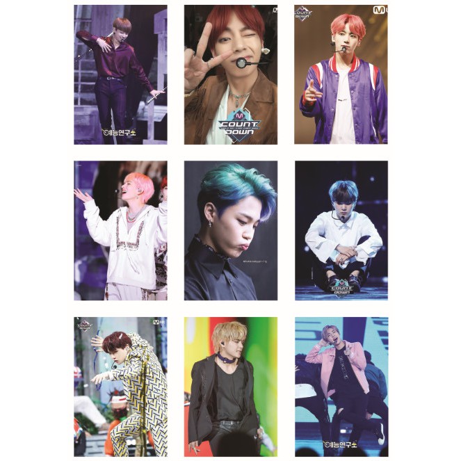 Lomo card ảnh BTS Comeback Stage Full 54 ảnh