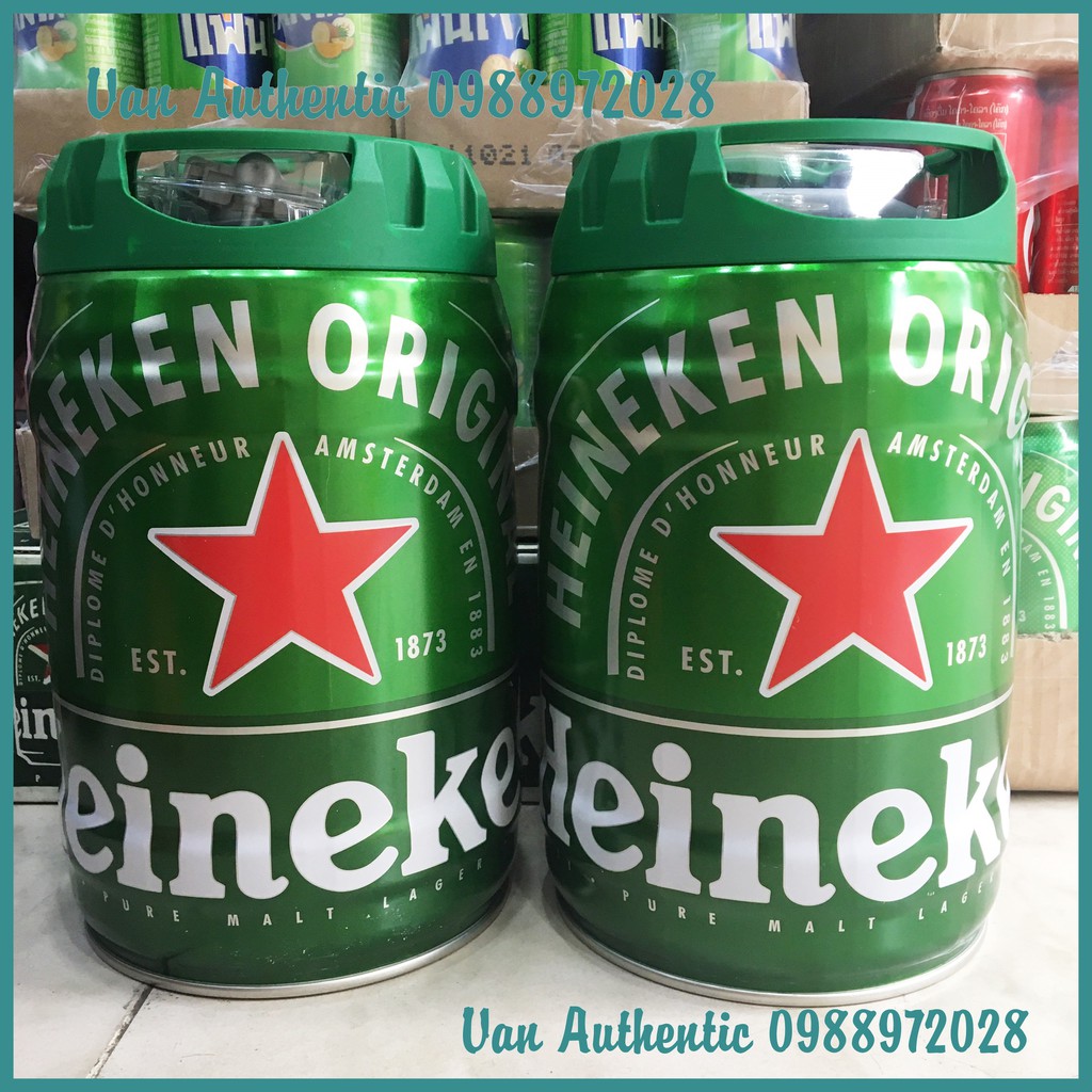 Thùng Bia Heineken Hà Lan 5 Lít