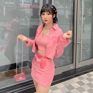Set Natthy Crystal màu hồng NATTHY STYLE