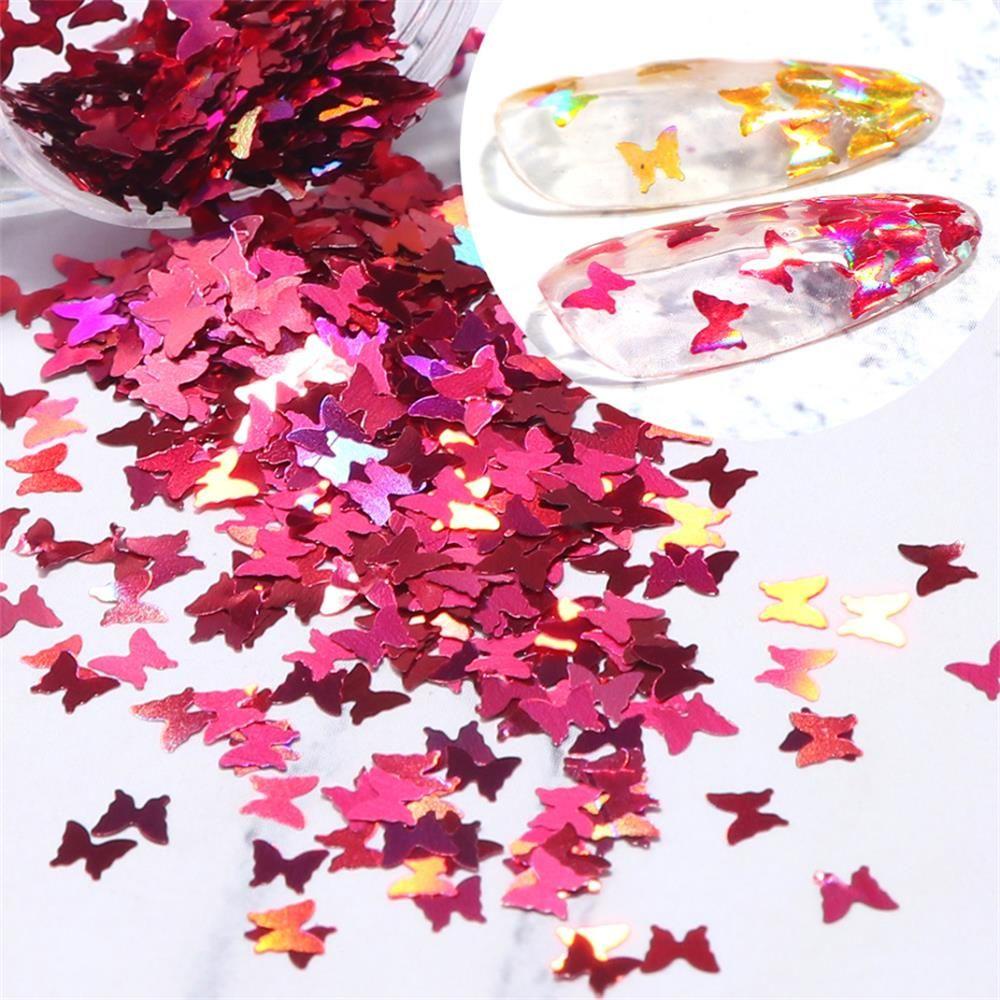 BORAG Hộp Sequin Lấp Lánh Thời Trang Dùng Để Trang Trí Móng Nghệ Thuật