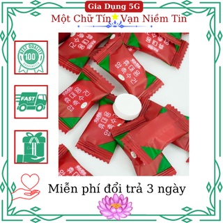 Khăn nén rửa mặt hình viên kẹo - Tiện dụng khi đi công tác, du lịch